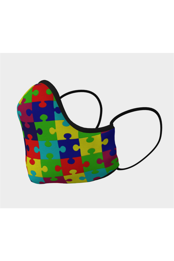 Autism Puzzle Face Mask - Objet D'Art