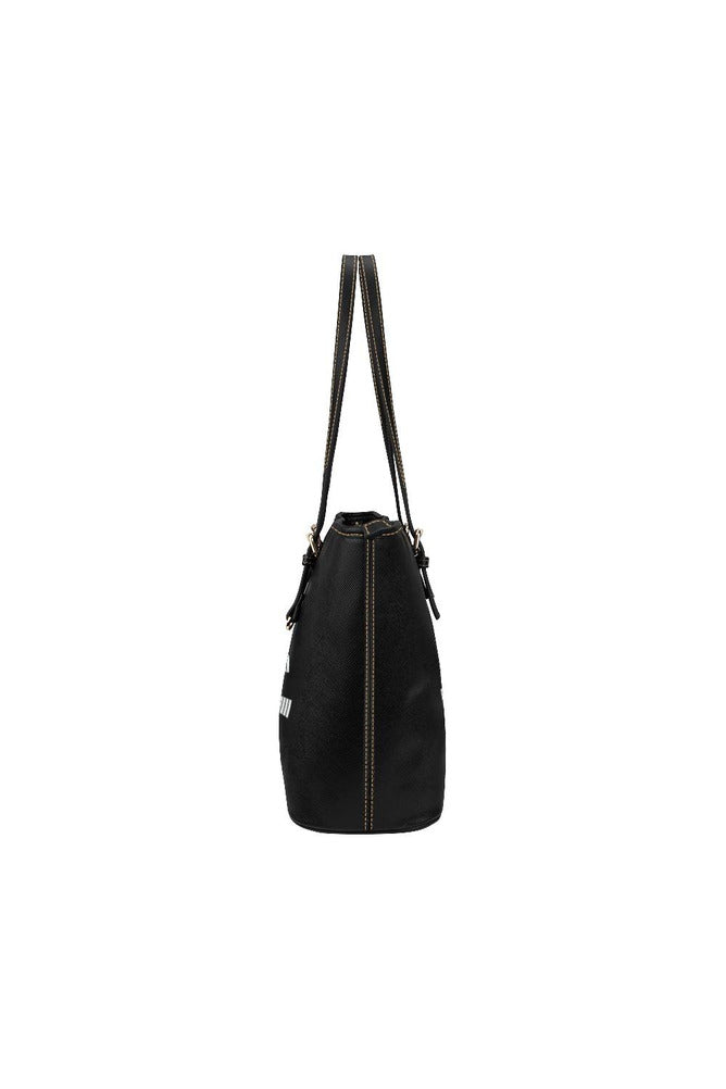 Equalizing Rays Leather Tote Bag/Small - Objet D'Art