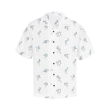 crane 4 hokusai print 2 Hawaiian Shirt (Model T58) - Objet D'Art