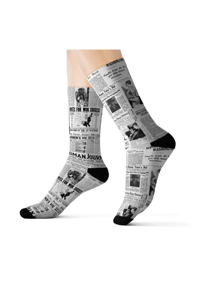 Women Suffrage Sublimation Socks - Objet D'Art