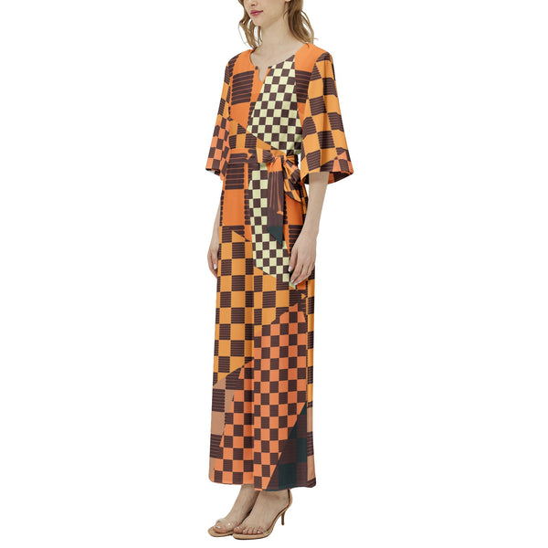 Dolman Sleeve Belted Wide Leg Jumpsuit - Objet D'Art