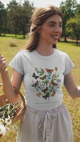 Kaleidoscope of Fluttering Butterflies & Moths Short-Sleeve Unisex T-Shirt