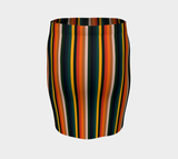 Vintage Striped Fitted Skirt - Objet D'Art