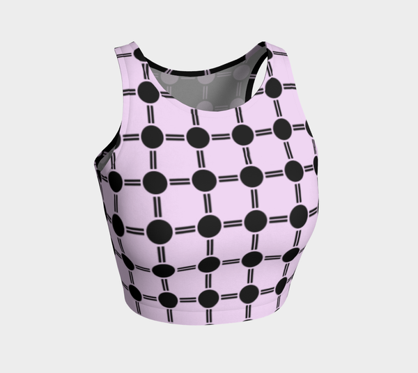 Two Tone Athletic Crop Top - Objet D'Art