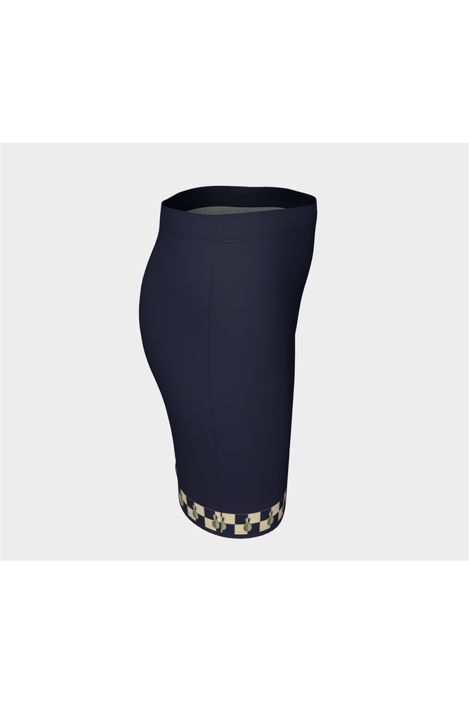 Pineapple Checkered Fitted Skirt - Objet D'Art