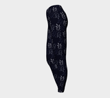 Dark Plum Yoga Leggings - Objet D'Art