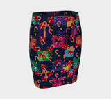 Candy Canes & Gifts Fitted Skirt - Objet D'Art