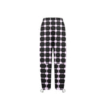 lav 3 print 3A Women's Quick Dry Cargo Sweatpants (Model L65) - Objet D'Art