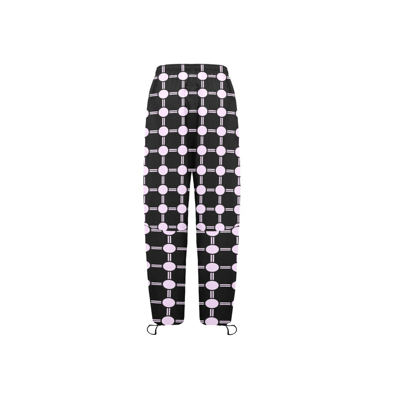 lav 3 print 3A Women's Quick Dry Cargo Sweatpants (Model L65) - Objet D'Art