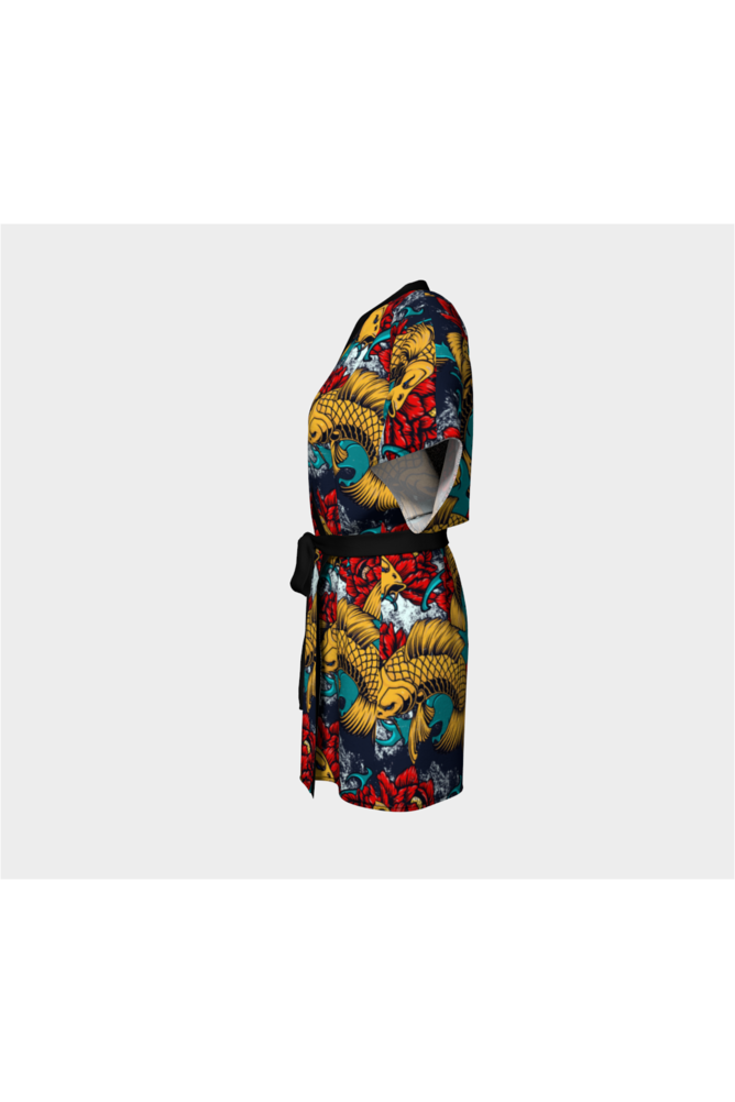 Koi to the World Kimono Robe - Objet D'Art