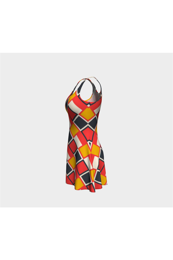 Southwest Weave Flare Dress - Objet D'Art