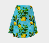Lemony Dots Flare Skirt - Objet D'Art