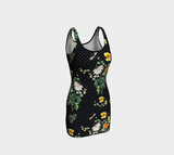 Floral Bodycon Dress - Objet D'Art