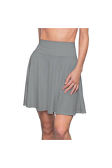 Gray Women's Skater Skirt - Objet D'Art
