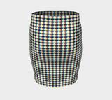 Vintage View Fitted Skirt - Objet D'Art