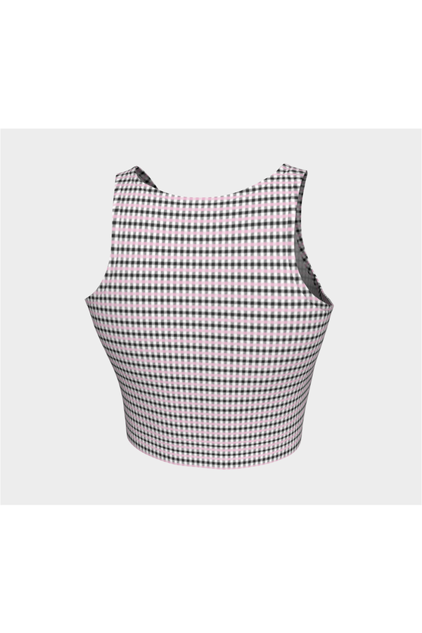 Pink Shepherd's Check Athletic Top - Objet D'Art