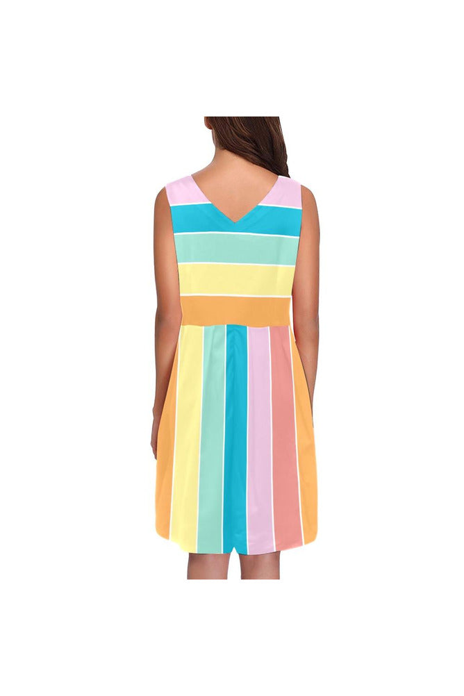 RNBW D07 BACK LOWER Chryseis Sleeveless Pleated Dress(Model D07) - Objet D'Art