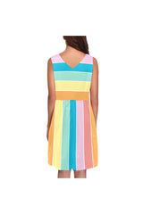 RNBW D07 BACK LOWER Chryseis Sleeveless Pleated Dress(Model D07) - Objet D'Art