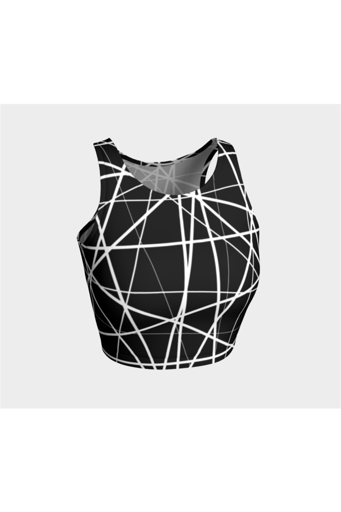Abstract Lines Athletic Top - Objet D'Art Online Retail Store