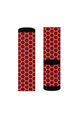 Red Honeycomb Socks - Objet D'Art