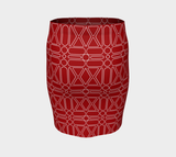 Shapes and Sizes Fitted Skirt - Objet D'Art