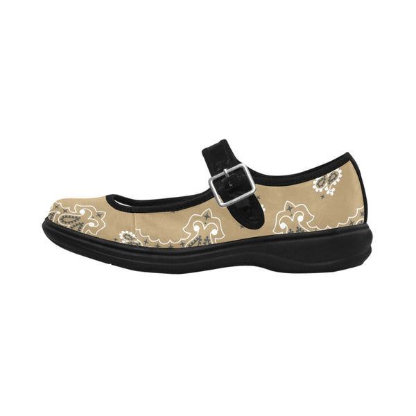 Lark Bandana Mila Satin Women's Mary Jane Shoes - Objet D'Art