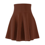 JWST Nebula Brown Women's Skater Skirt - Objet D'Art