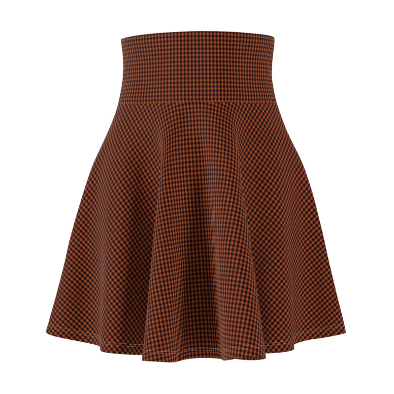 JWST Nebula Brown Women's Skater Skirt - Objet D'Art