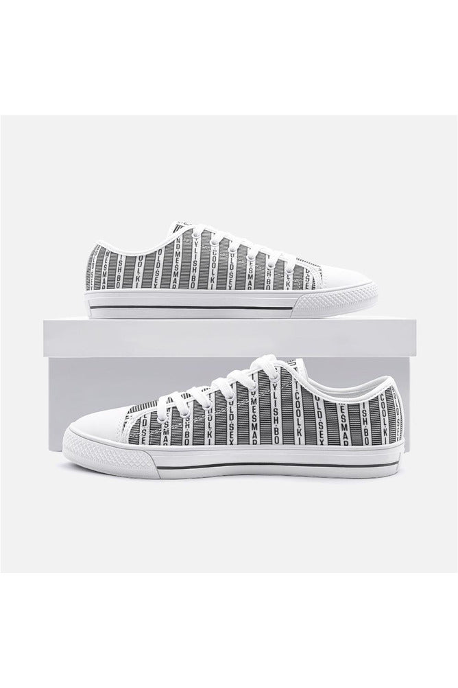 Sexy Bold Kind Unisex Low Top Canvas Shoes - Objet D'Art