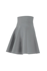 Gray Women's Skater Skirt - Objet D'Art