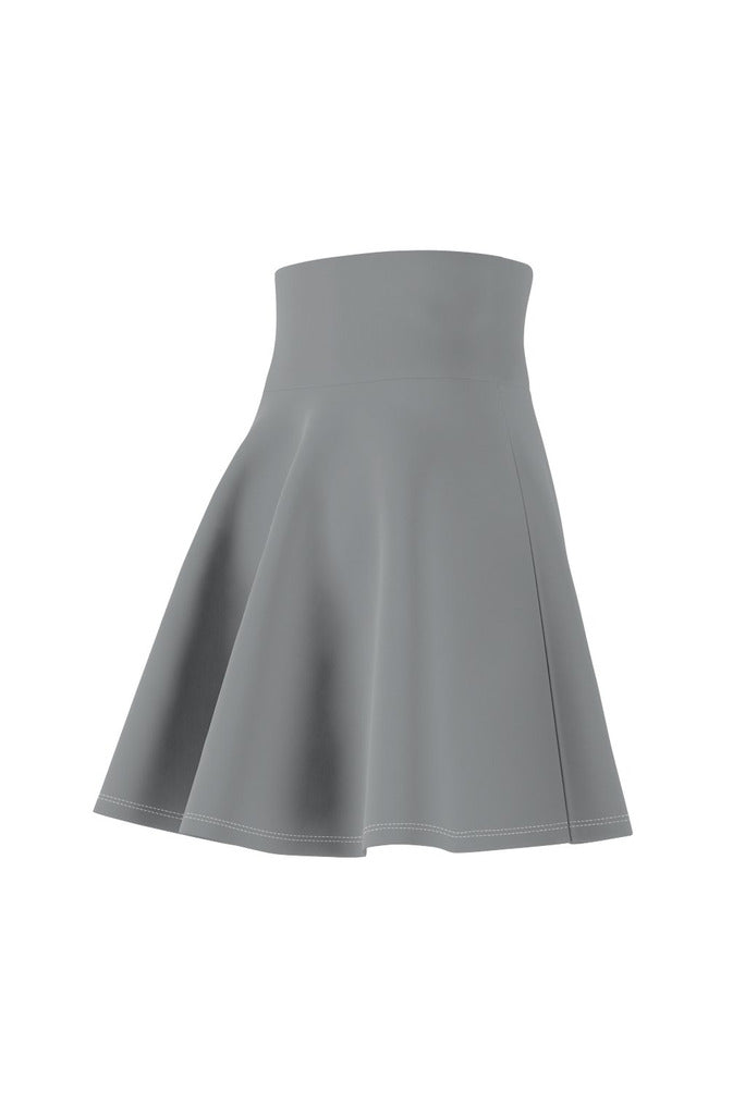 Gray Women's Skater Skirt - Objet D'Art