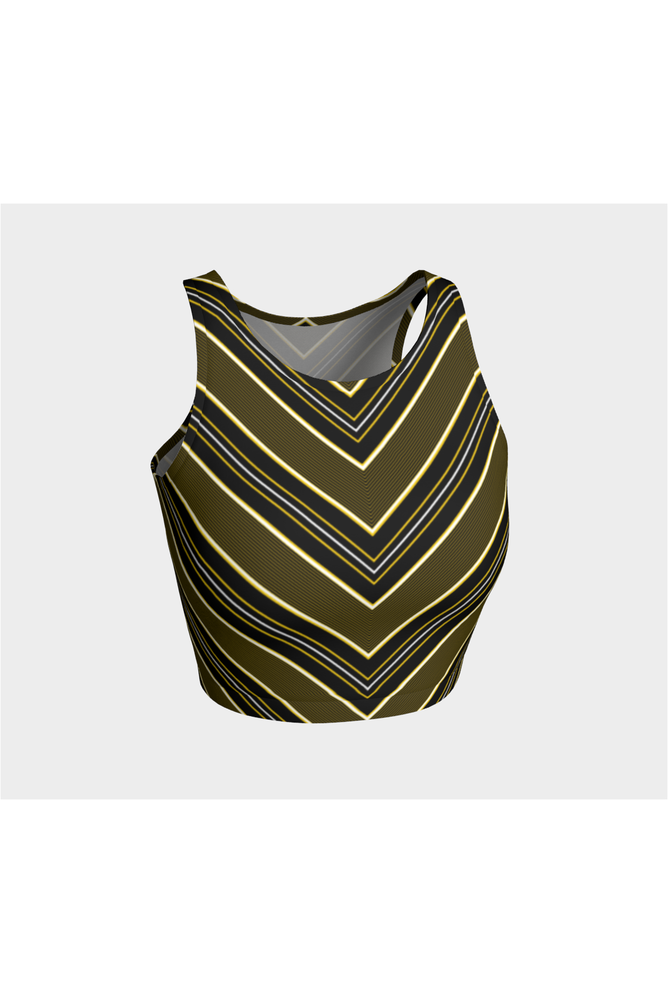 Maurice Kemp Gold/Black/White Athletic Top - Objet D'Art