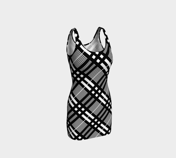 Plaid Pleasure Bodycon Dress - Objet D'Art