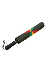 Pan African Colors Semi-Automatic Foldable Umbrella - Objet D'Art