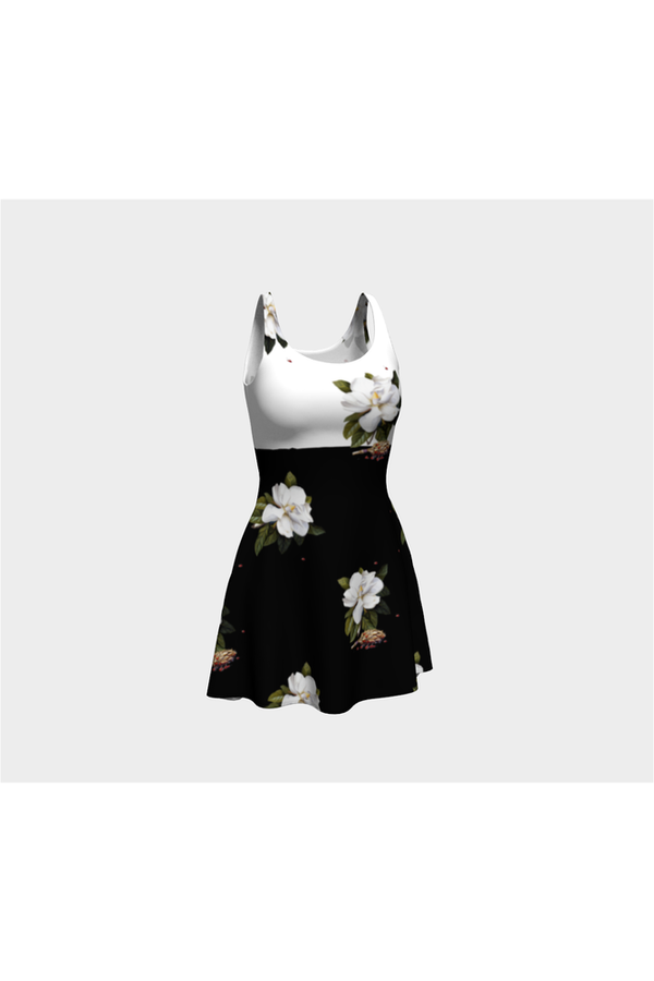 Two Tone Magnolia Flare Dress - Objet D'Art