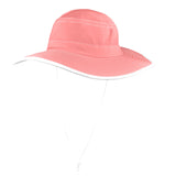 salmon solid one Wide Brim Bucket Hat - Objet D'Art