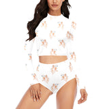 cheribum aloft smaller Long Sleeve Bikini Set (Model S27) - Objet D'Art