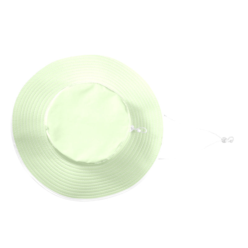 avocado spread solid print Wide Brim Bucket Hat - Objet D'Art