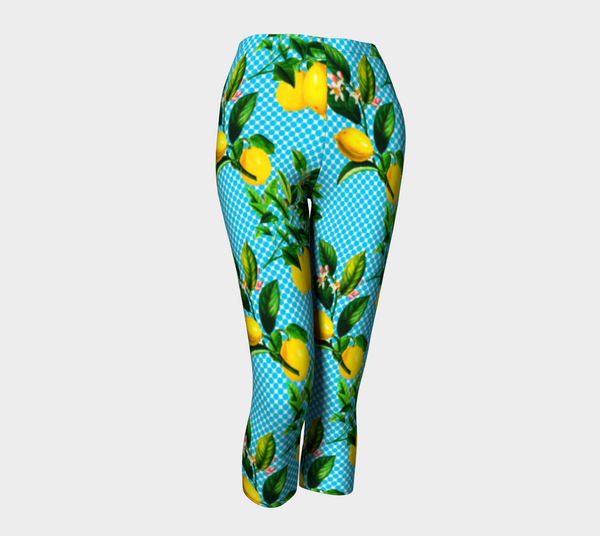 Lemony Dots Capris - Objet D'Art