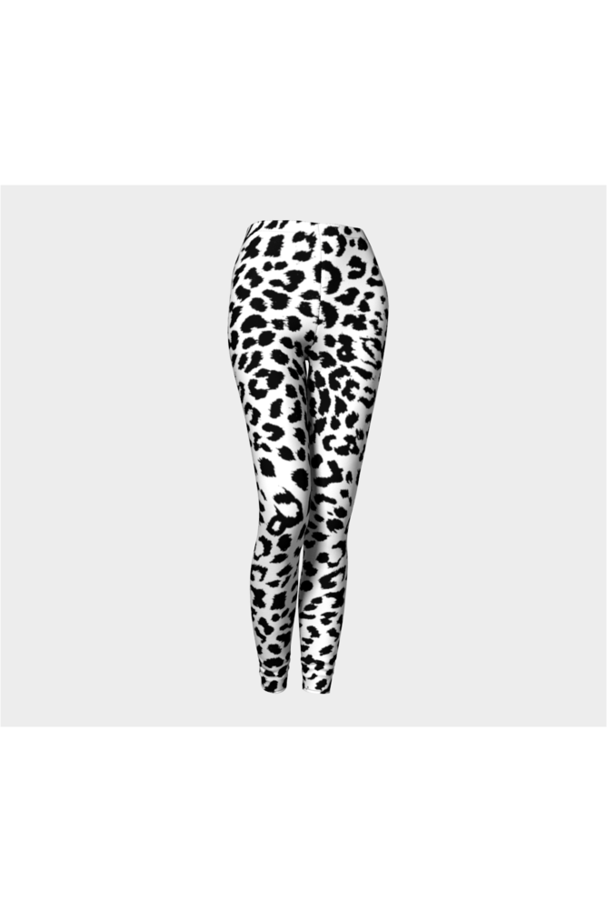 Black and White Leopard Print Leggings - Objet D'Art Online Retail Store