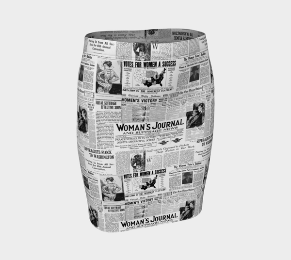 Women's Suffrage Commemorative  Fitted Skirt - Objet D'Art