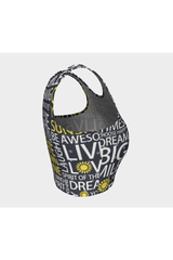 Create Your Own Sunshine Athletic Crop Top - Objet D'Art
