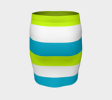 Vibrant Fitted Skirt - Objet D'Art