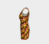 Runway Signs Bodycon Dress - Objet D'Art