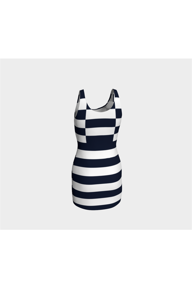 Striped Bodycon Dress - Objet D'Art