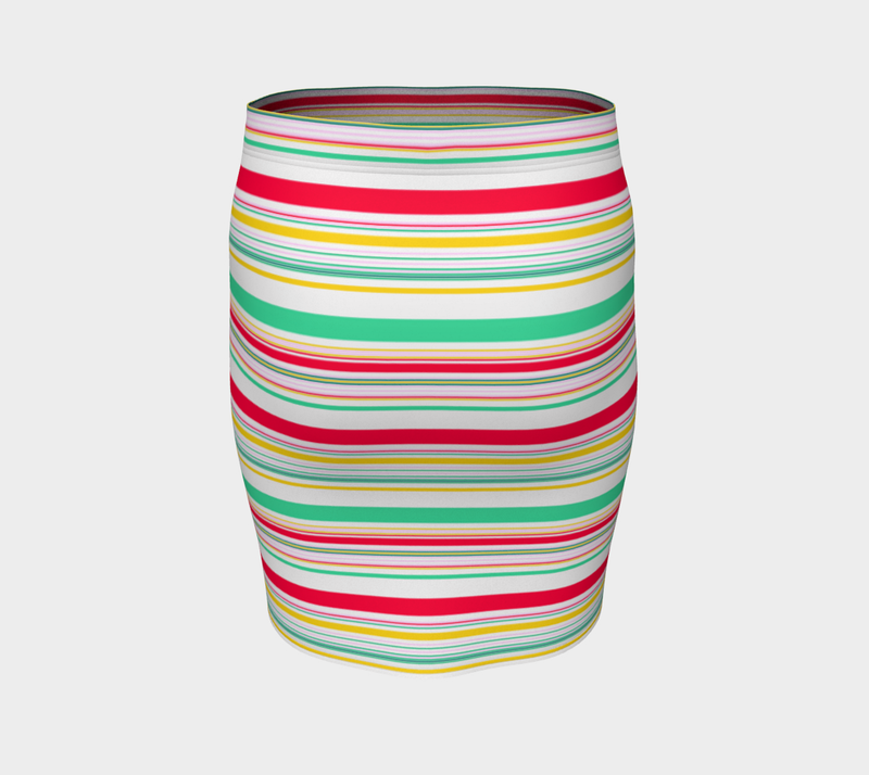 Melon Fitted Skirt - Objet D'Art