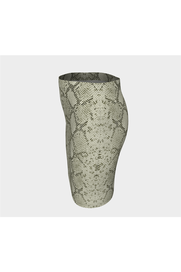 Snake Skin Print Fitted Skirt - Objet D'Art