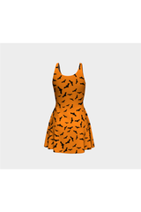 Bat Crazy Flare Dress - Objet D'Art