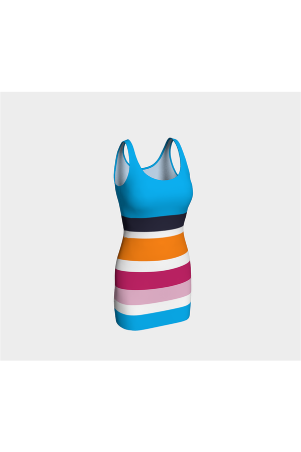 Stripe Bodycon Dress - Objet D'Art