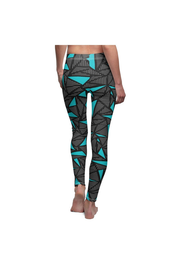 Triangulating Fitness Women's Casual Leggings - Objet D'Art